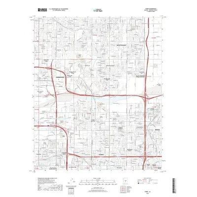 2018 Map of Tempe, 2018 Print