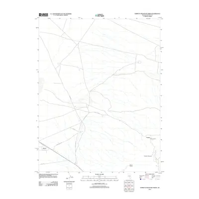 2012 Map of Tempiute Mountain North, 2012 Print
