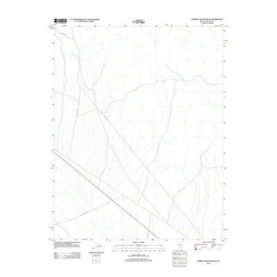2012 Map of Tempiute Mountain SE, 2012 Print