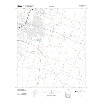 2010 Map of Temple, 2010 Print
