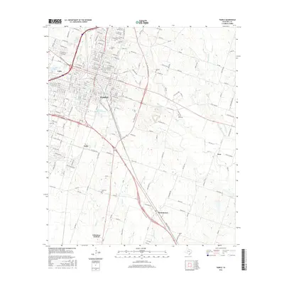 2016 Map of Temple, 2016 Print