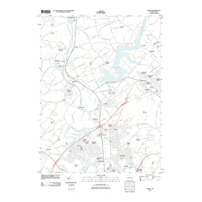 2010 Map of Temple, 2010 Print