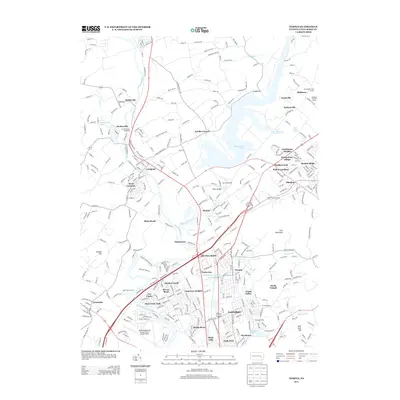 2013 Map of Temple, 2013 Print