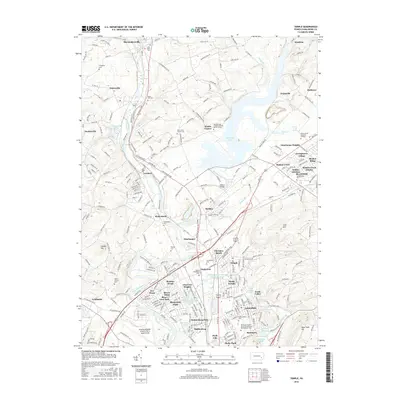 2016 Map of Temple, 2016 Print