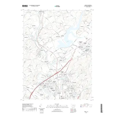 2019 Map of Temple, 2019 Print