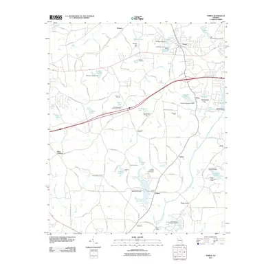 2011 Map of Temple, 2011 Print