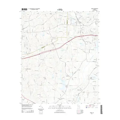 2014 Map of Temple, 2014 Print