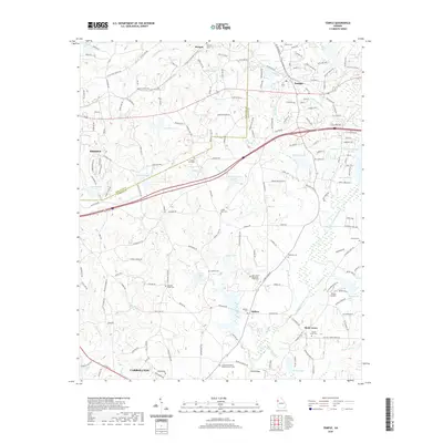 2020 Map of Temple, 2020 Print