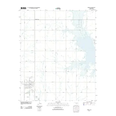 2012 Map of Temple, 2012 Print