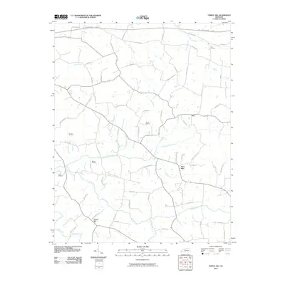2010 Map of Temple Hill, 2010 Print
