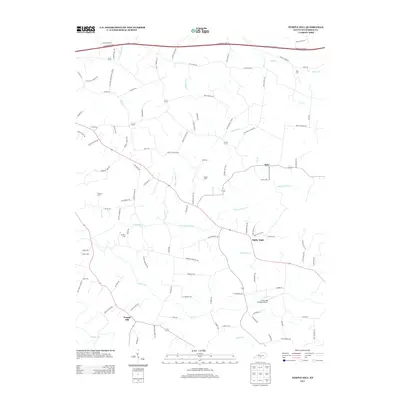 2013 Map of Temple Hill, 2013 Print