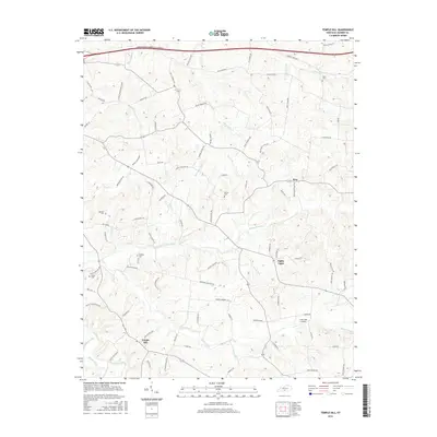2016 Map of Temple Hill, 2016 Print