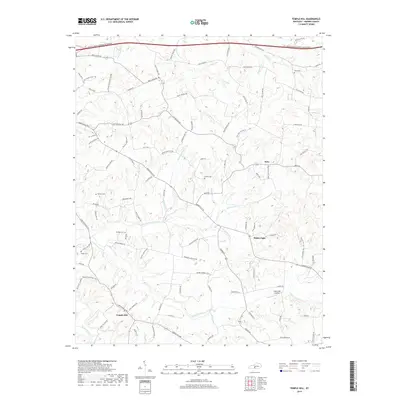 2019 Map of Temple Hill, 2019 Print
