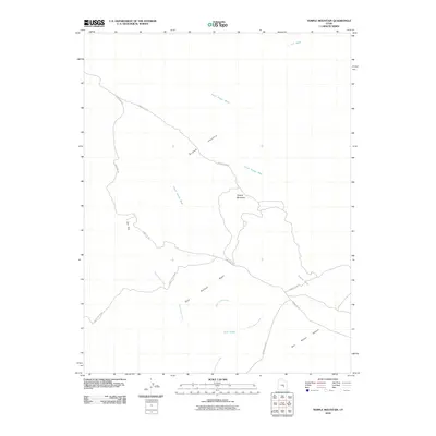 2010 Map of Temple Mountain, 2010 Print