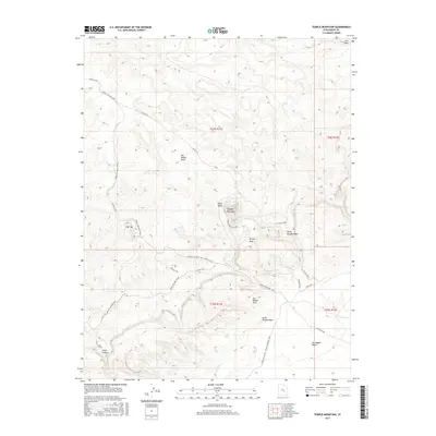 2017 Map of Temple Mountain, 2017 Print