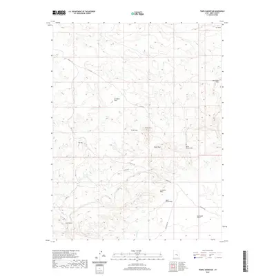 2020 Map of Temple Mountain, 2020 Print