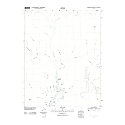 2011 Map of Temple of Sinawava, 2011 Print