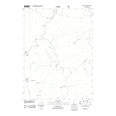 2011 Map of Temple Peak, 2011 Print