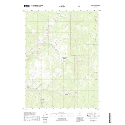 2020 Map of Temple Peak, 2020 Print