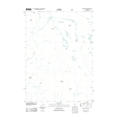 2012 Map of Temple Peak, 2012 Print