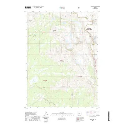2021 Map of Temple Peak, 2021 Print
