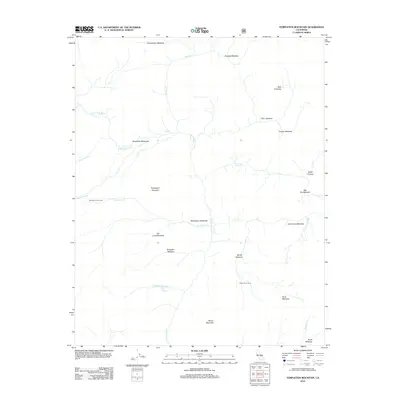 2012 Map of Templeton Mountain, 2012 Print