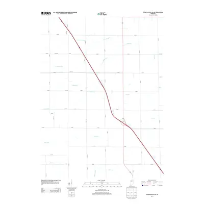 2013 Map of Templeton NE, 2013 Print