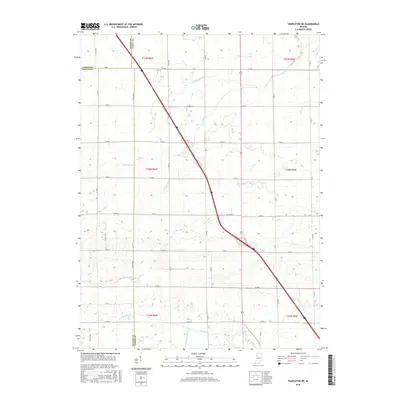 2016 Map of Templeton NE, 2016 Print