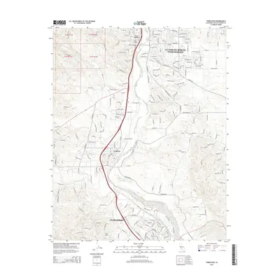 2015 Map of Templeton, 2015 Print