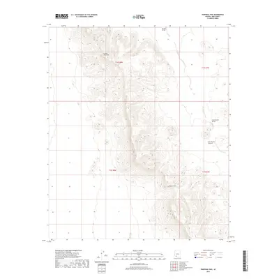 2018 Map of Temporal Pass, 2018 Print