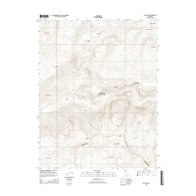 2015 Map of Ten Lakes, 2015 Print