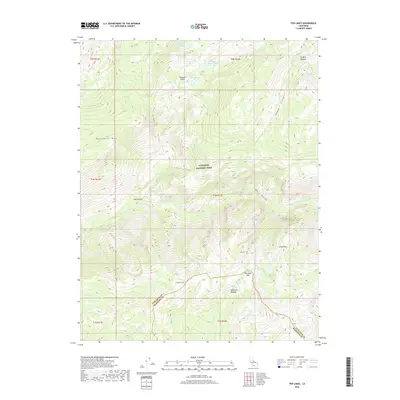 2018 Map of Ten Lakes, 2018 Print