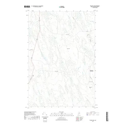 2018 Map of Ten Mile Lake, 2018 Print