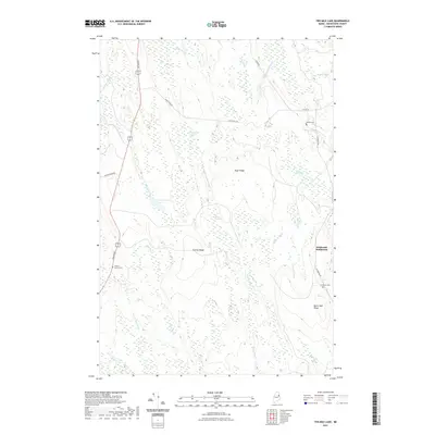 2021 Map of Ten Mile Lake, 2021 Print