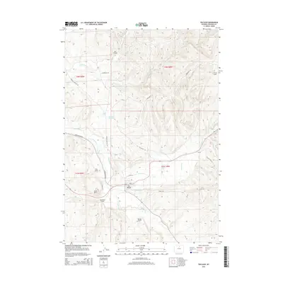 2015 Map of Ten Sleep, 2015 Print