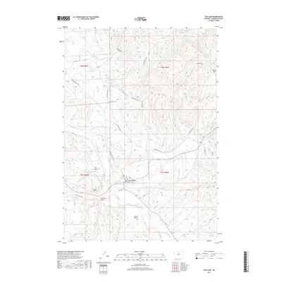 2017 Map of Ten Sleep, 2017 Print