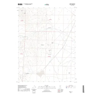 2018 Map of Tenabo, 2018 Print