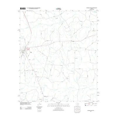 2013 Map of Tenaha East, 2013 Print