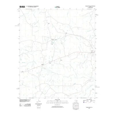 2010 Map of Tenaha West, 2010 Print