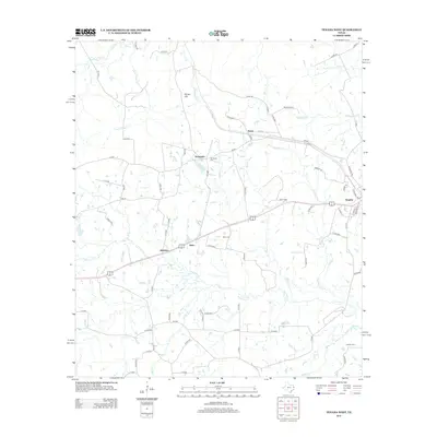2013 Map of Tenaha West, 2013 Print