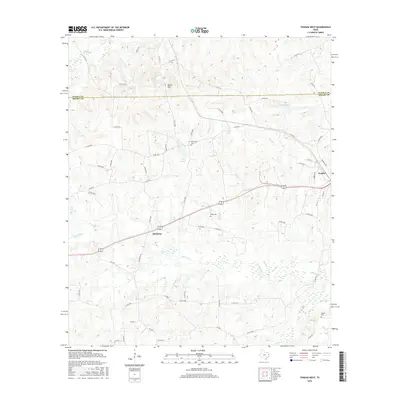 2016 Map of Tenaha West, 2016 Print