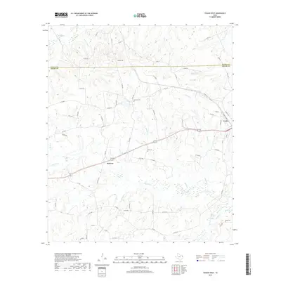 2019 Map of Tenaha West, 2019 Print