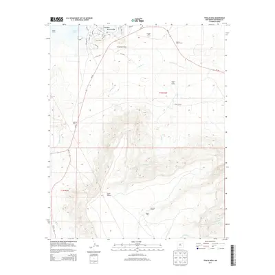 2013 Map of Tenaja Mesa, 2013 Print