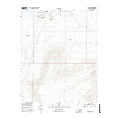 2017 Map of Tenaja Mesa, 2017 Print