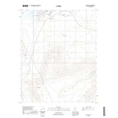 2020 Map of Tenaja Mesa, 2020 Print