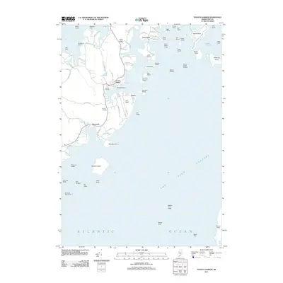 2011 Map of Tenants Harbor, 2011 Print