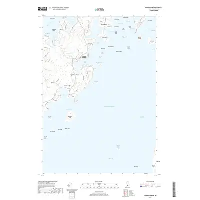 2018 Map of Tenants Harbor, 2018 Print