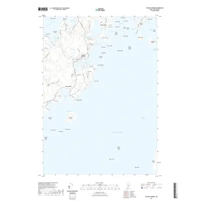 2021 Map of Tenants Harbor, 2021 Print