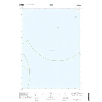 2021 Map of Tenants Harbor OE S, 2021 Print