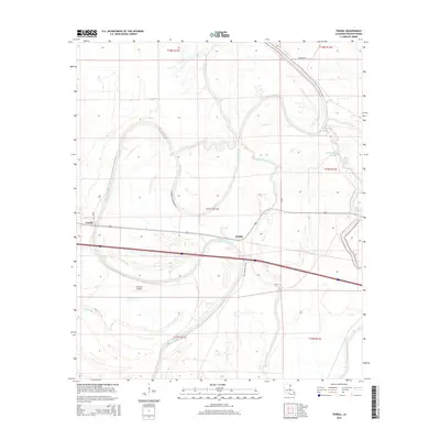 2015 Map of Tendal, 2015 Print